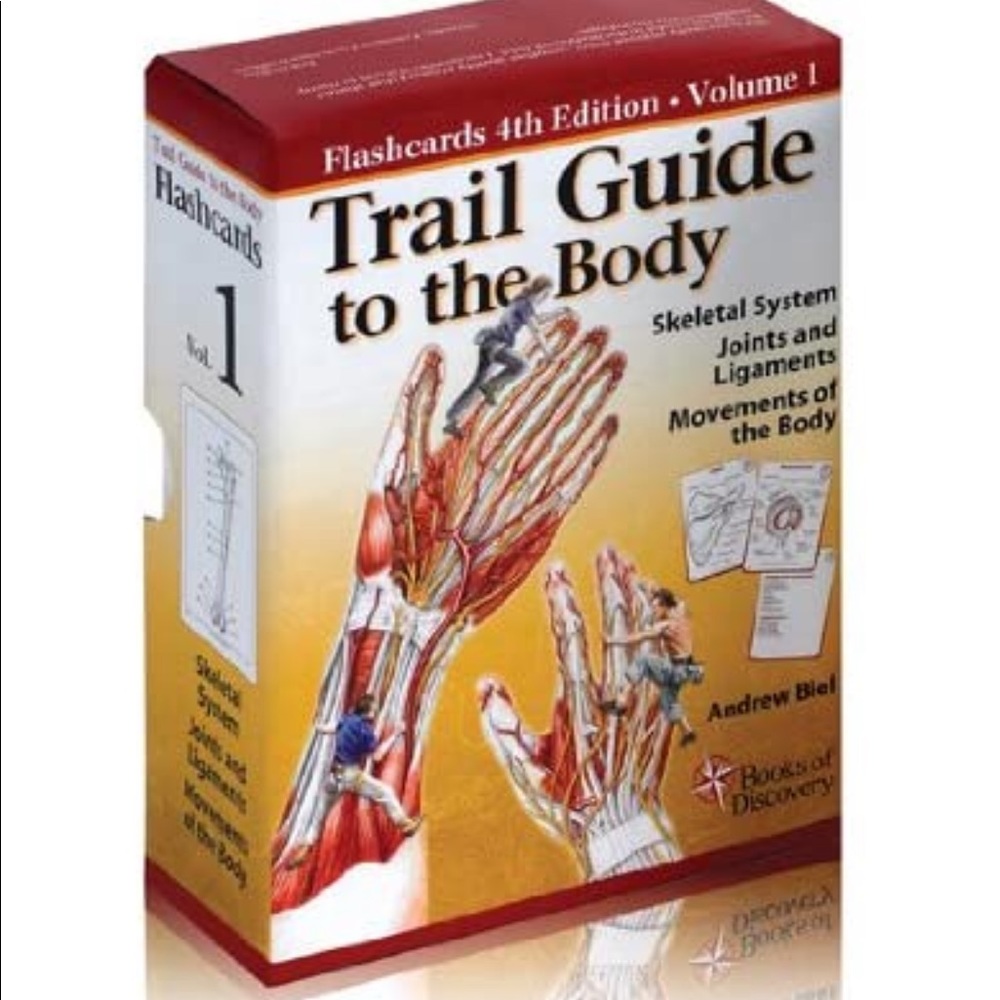 Trail guide anatomy flash cards